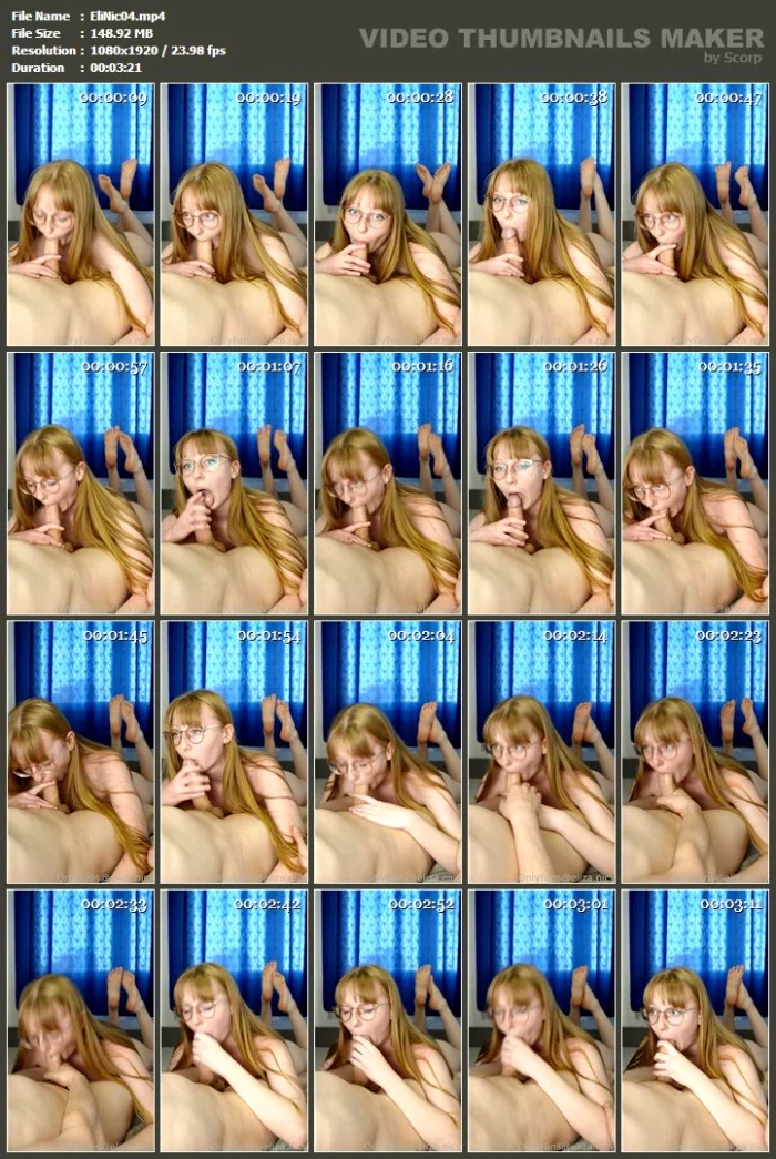 Blowjob, Couple Video, The Pose - ELIZA NICY - MP4
