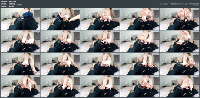 Handjob, Couple Video, Foot Worship, Socks Removal - ELIZA NICY - MP4