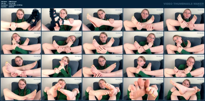 If Yellow Nail Polish On Toes Is Not Already In Your Favorites I Made This Vid For You To Reconsider - ELIZA NICY - MP4