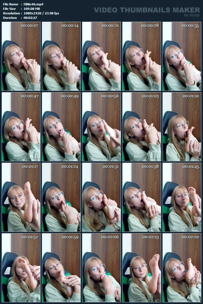 I Really Like Sucking My Sweety Toes - ELIZA NICY - MP4