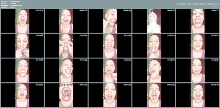 Detailed Mouth Tour Strong Gag Reflex - EMPREXKALA / KALA SMITH - MP4