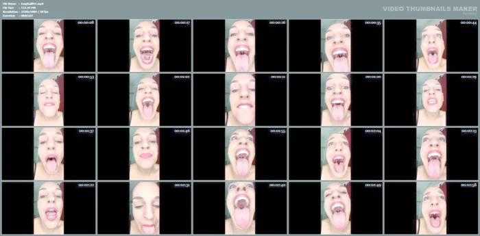 Gagging While Coughing With Wide Open Mo - EMPREXKALA / KALA SMITH - MP4