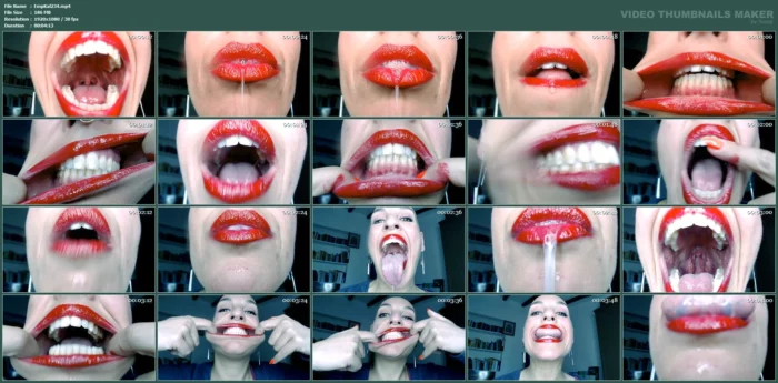 Red Glossed Lip Stretch - EMPREXKALA / KALA SMITH - MP4
