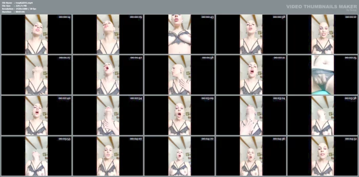 Sensual Masturbation Neck Veins Poppin - EMPREXKALA / KALA SMITH - MP4