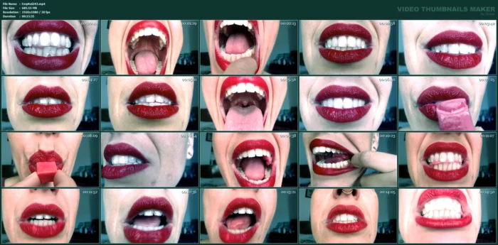 Sexiest Mouth Teeth Clip Ever - EMPREXKALA / KALA SMITH - MP4