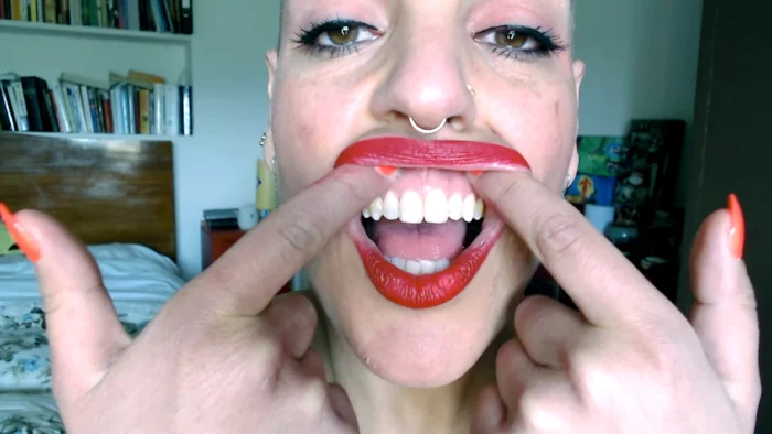 Stretch Lick Spit Gag Mouthdildo - EMPREXKALA / KALA SMITH - MP4