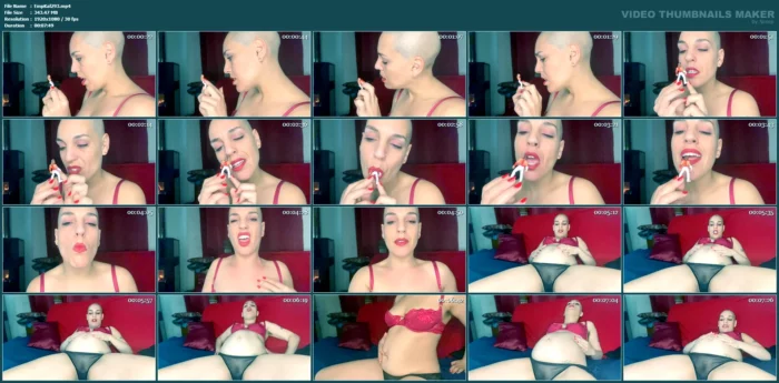 Tiny Cums Inside Her Belly - EMPREXKALA / KALA SMITH - MP4
