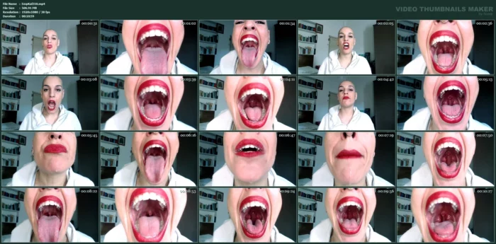 Uvula Movements Gagging Burping - EMPREXKALA / KALA SMITH - MP4