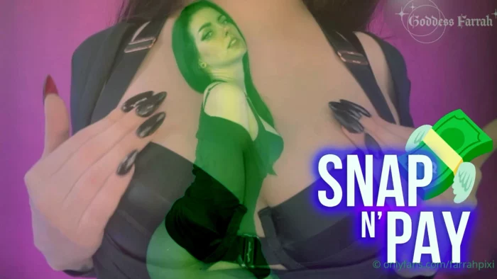 Snap N' Pay - FARRAH DE ROSSI / GODDESS FARRAH - MP4