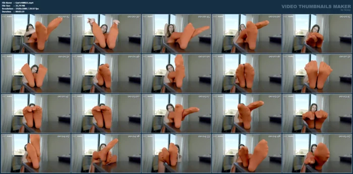 Fbc's Burnt Orange Hose! - GIANTESS FETISH VIDS - MP4