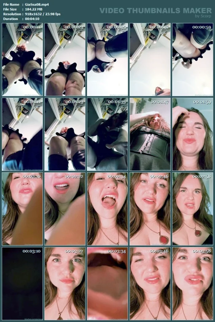Giantess Crushes You A Little - GIANTESSA ALY G - MP4