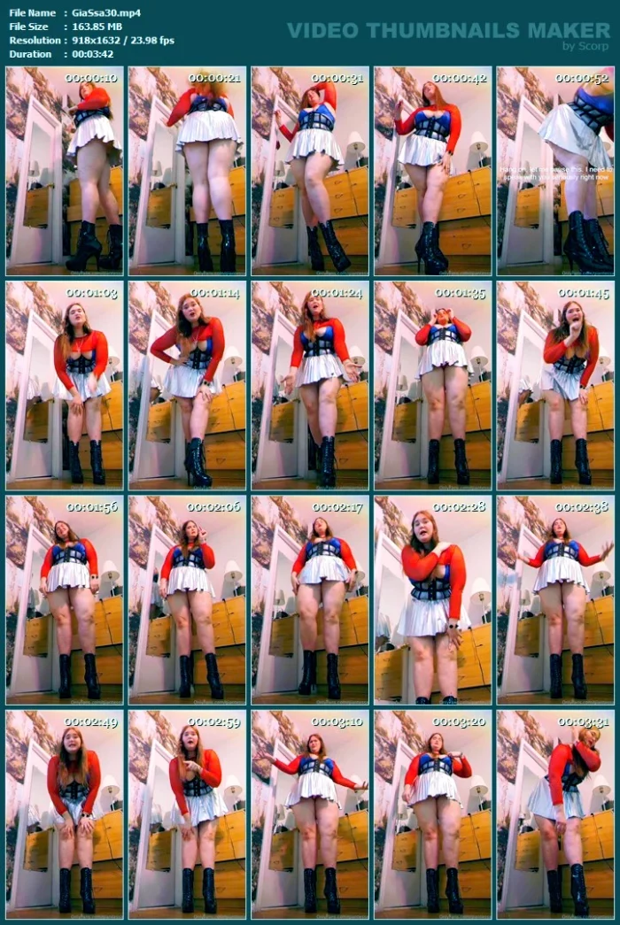 Stilettoed Super Amazon Encourages You - GIANTESSA ALY G - MP4