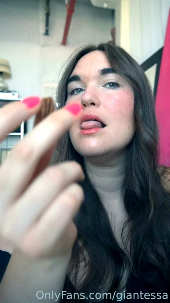 Tremble As I Prepare To Eat Your Fellow Tinies - GIANTESSA ALY G - MP4