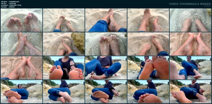 Outdoor Soles Worship Sfw - GODDESS ANITTA - MP4