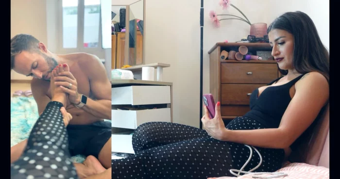 Teaching A Slave For My Feet - GODDESS ANITTA - MP4