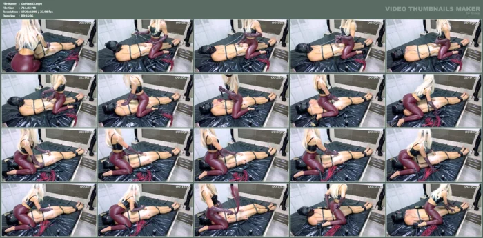Leather Domination - Bound, Gagged And Denied - Intense Edging & Worship - GODDESS MAISHA / HIGHHEELSDIVAX - MP4