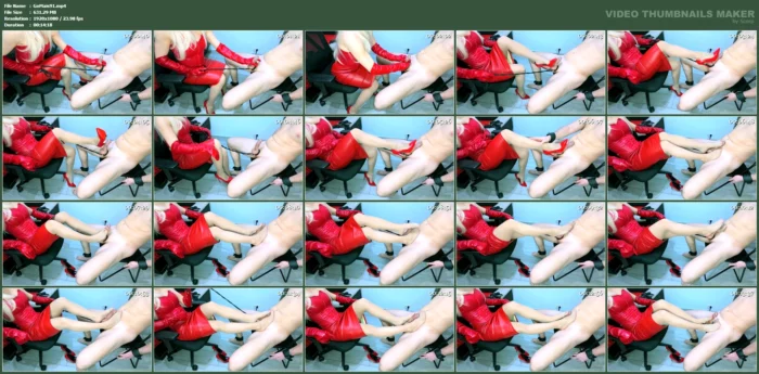 From Stilettos To Nylon Pantyhose Feet - A Slave's Ruined Cumshot - GODDESS MAISHA / HIGHHEELSDIVAX - MP4