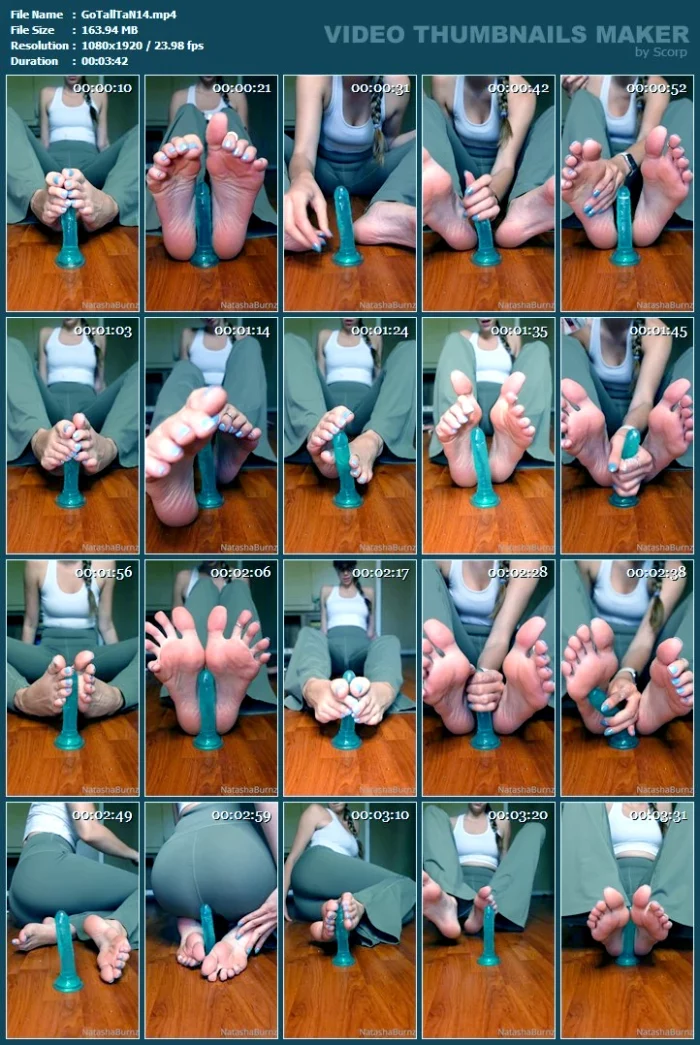 What You Think Of The New Toe Color - GODDESS TALL TASHA - MP4