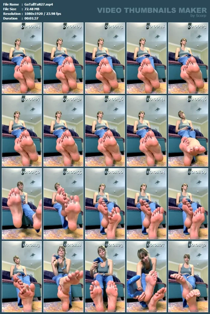 Been Relaxing In My Pjs - GODDESS TALL TASHA - MP4