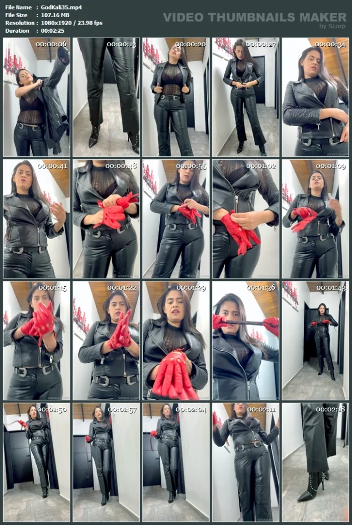 Slave, On My Knees Is A Fun Day For Me - GODDESS KALINDA - MP4