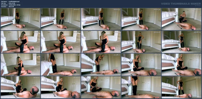 Geezer Gets Ball Bashed - GODDESS PLATINUM - MP4