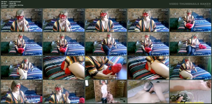 Farting On Another Girl's Teddy Bear - GODDESS TEMPEST - MP4