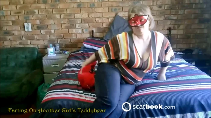Farting On Another Girl's Teddy Bear - GODDESS TEMPEST - MP4