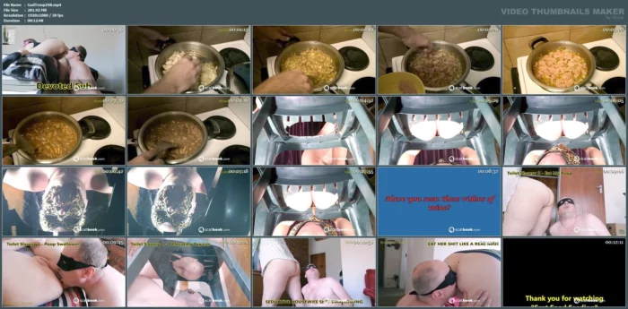 Scat Food Feeding - GODDESS TEMPEST - MP4
