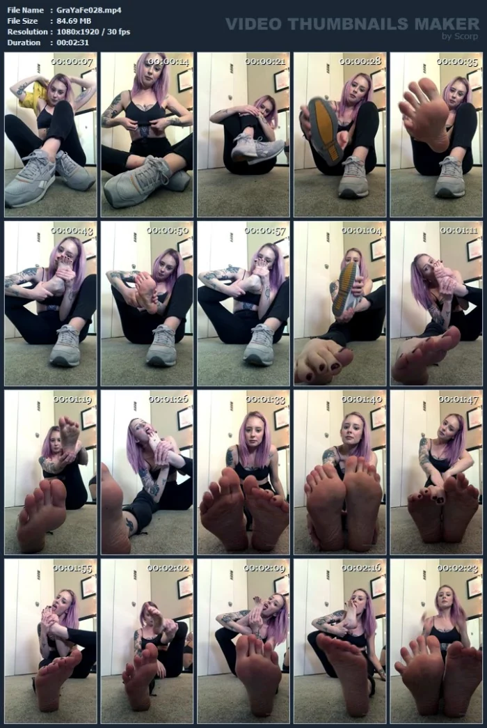 I Haven't Been Wearing Socks With My Gym Shoes Lately - GRAVEYARDFEET / THEGODDESSGRAVES - MP4