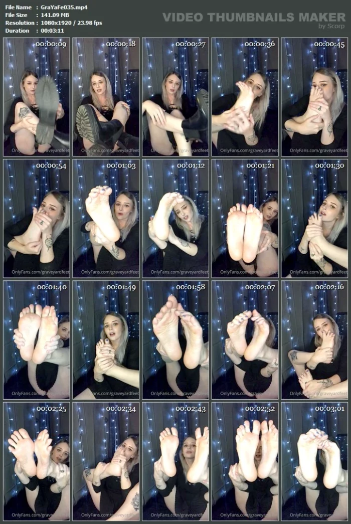 JOI, I'm Such A Slut For My Stinky Feet - GRAVEYARDFEET / THEGODDESSGRAVES - MP4