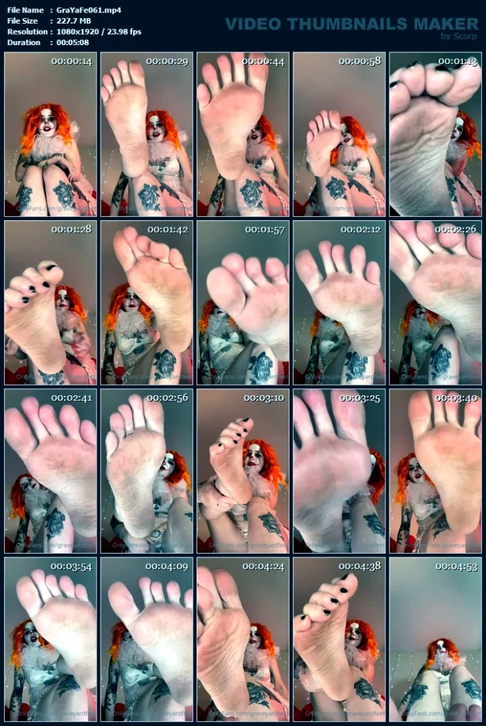 Pennywise Giantess JOI - GRAVEYARDFEET / THEGODDESSGRAVES - MP4