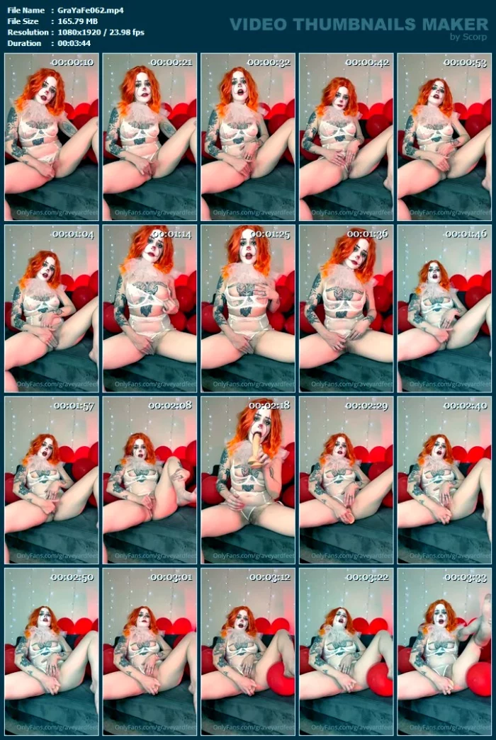 Pennywise Pussy Play! - GRAVEYARDFEET / THEGODDESSGRAVES - MP4