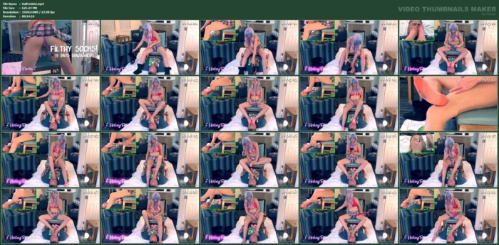 Who's Ready For My First Stinky Feet Worship - HALEYFARTS - MP4