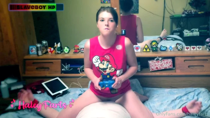 Your Gamer Girlfriend Slob Makes A Deal With You! Part 1 - HALEYFARTS - MP4