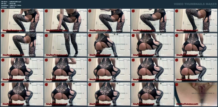 Shitting In Crotchless Lingerie - HALEY ROSE PRODUCTIONS - MP4