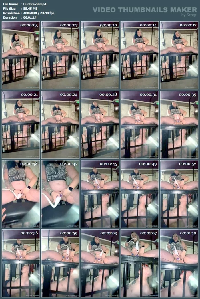 Caged And Waiting To Be Squirted On By Goddess Gothic Like A Good Boy - HUNTER BRADLEY - MP4