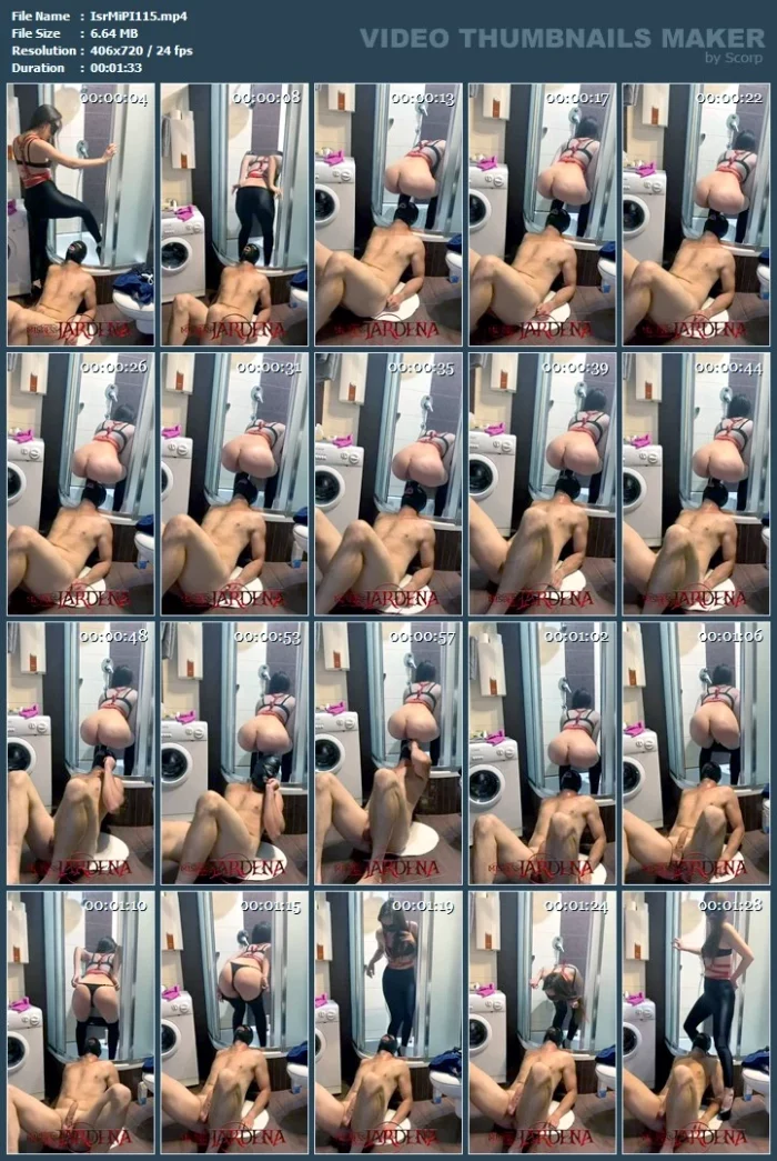 Low - Flow Toilet - ISRAELI MISTRESS JARDENA - MP4