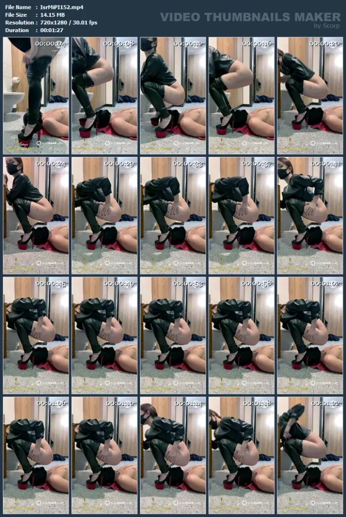 My Personal Toilet - ISRAELI MISTRESS JARDENA - MP4
