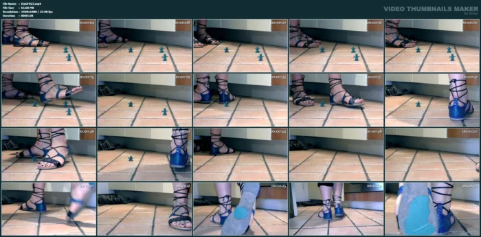Casual Crush Tiny Clay Mans In Flat Sandals - ITALIAN GIRLFRIEND / AMATORIAL CRUSH CUPS - MP4
