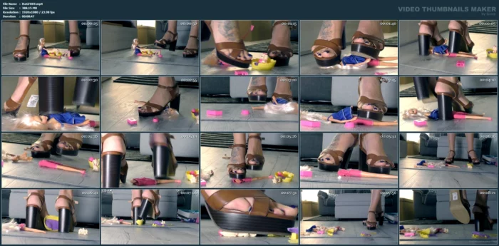 Barbie Smash In Platform Sandals - ITALIAN GIRLFRIEND / AMATORIAL CRUSH CUPS - MP4