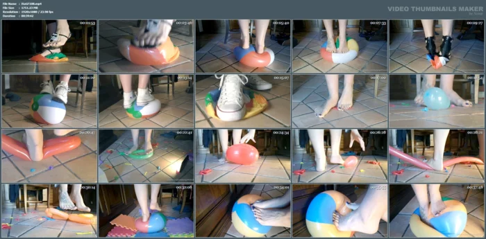 Inflatable Crush Fetish - ITALIAN GIRLFRIEND / AMATORIAL CRUSH CUPS - MP4