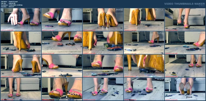Toy Cars In Wooden Sandals - ITALIAN GIRLFRIEND / AMATORIAL CRUSH CUPS - MP4