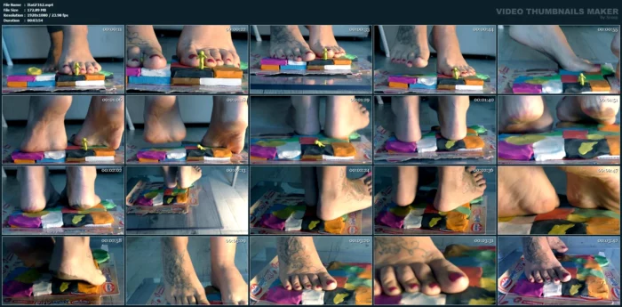 Barefoot Over Some Wax Base Play Clay - ITALIAN GIRLFRIEND / AMATORIAL CRUSH CUPS - MP4