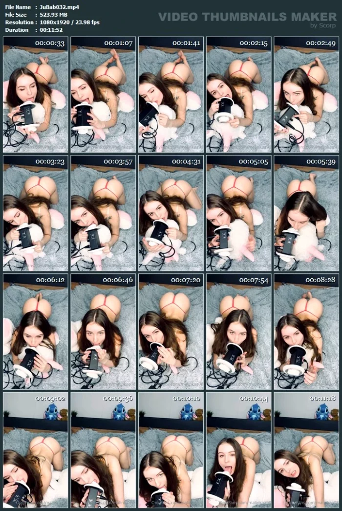 ASMR Ear Licking - MALINKAA98 / JUICYBABY - MP4