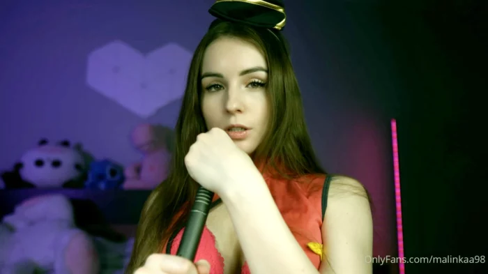 ASMR Stewardess Roleplay - MALINKAA98 / JUICYBABY - MP4
