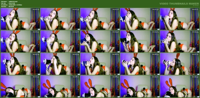 Bunny Licking ASMR - MALINKAA98 / JUICYBABY - MP4