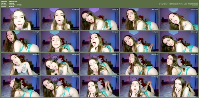 Long Tongue And Mouth - MALINKAA98 / JUICYBABY - MP4