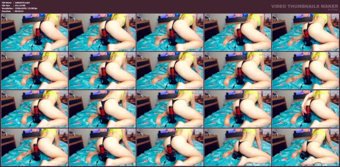 ASMR Booty Scratching - MALINKAA98 / JUICYBABY - MP4