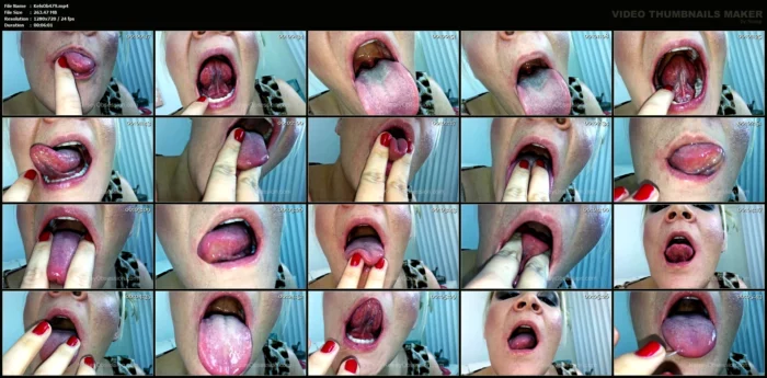 Tongue Fetish - Whitney Morgan's Slow-Motion Teasing - KELSEYOBSESSION - MP4
