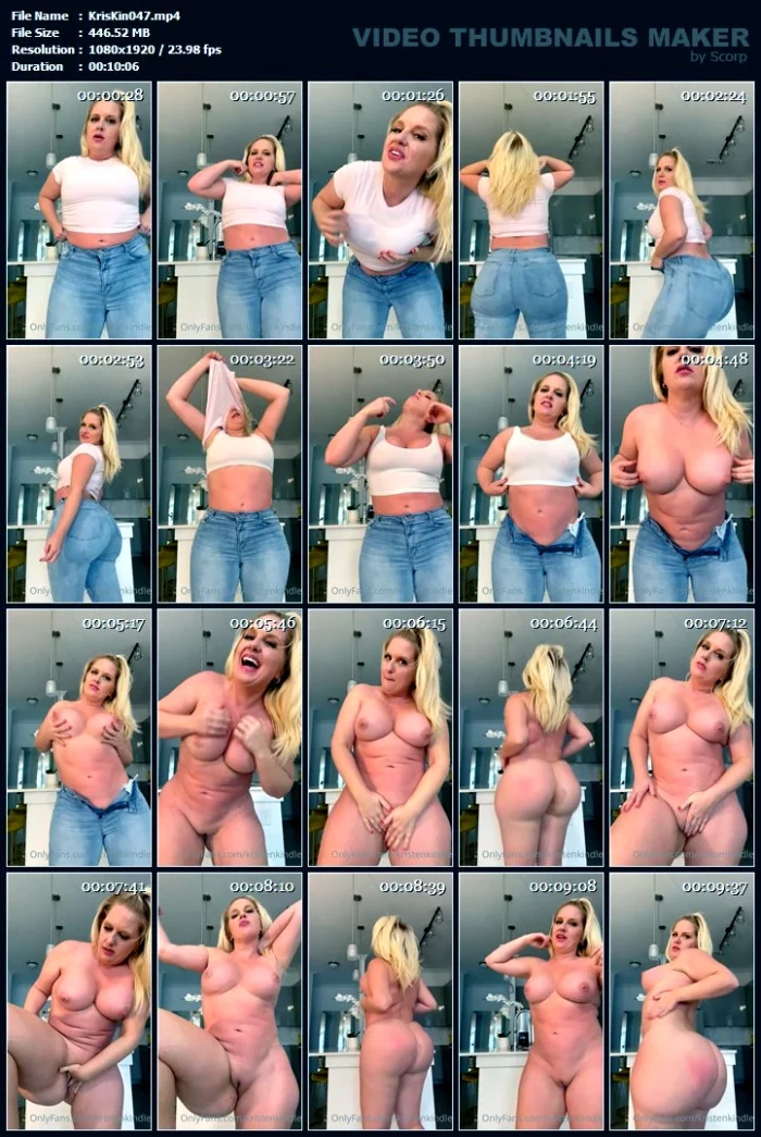 Jerk It To Me In My Blue Jeans - KRISTEN KINDLE THE BOOTY GODDESS / WHITNEY BAGLEY / KKTBG - MP4